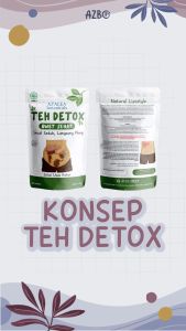 Teh Pelangsing Perut Buncit Azbo: Mendetox & Membersihkan Usus Kotor