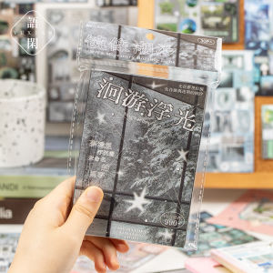 30pcs/bag Mirror Tide Sticker Book Die-Cut Vintage Dreamcore Stickers for Journaling Gasha Decoration Nostalgic Collage Suppl