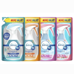 Febreze Isi semula 320ml Membuang 99.9% Kuman Anti Bakteria Kekuatan Tambahan / Refill 320ml Removes 99.9% Germs Anti Bacterial Extra Strength