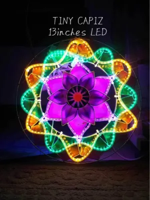 Parol Capiz Christmad Lantern Blinking 13 inches in size (on hand)