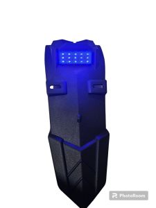 SPAKBOR BELAKANG MX KING BAHAN PLASTIK ABS PLUS LAMPU MATA KUCING