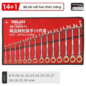 DELIXI Electric | Bộ Dụng Cụ Tuýp Răng Lệch Tự Động Tiết Kiệm Công Sức