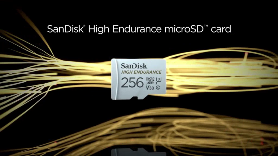 SanDisk High Endurance microSD card w/ adapter Security Dash Car Camera CCTV 32GB 64GB 128GB 256GB 512GB QQNR 12BUY OFFICIAL STORE