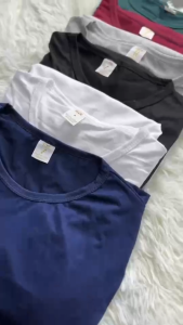 เสื้อยืดคอกลม เสื้อยืดใส่สบาย ผ้านุ่ม มีให้เลือก 7 สี
