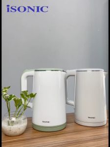 iSONIC Stainless Steel Electric Kettle 1.7L Cool Touch Double Wall Dry Protection IJK-C2018 Ijk C2018 Kettle Ikea Kettle - Lazada