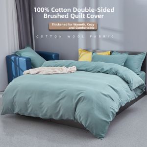 Flannel Thickened Large Size Single Duvet Cover