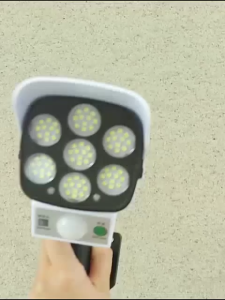 77 LED Solar Security Light / sensor surya lampu Jalan caps