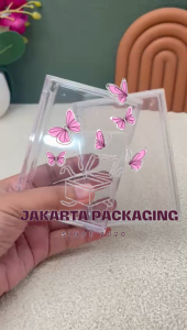 Tempat Penyimpanan Kuku Palsu Persegi Panjang Uk 17.5x7.5x2.5cm – Nail Art Jakartapackaging MN-1459