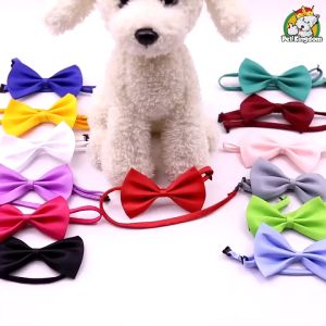 Dog Bow tie Adjustable Cat Bow Ties Bowknot for Cat Pet Collar Decor Necktie Party Wedding Supplies