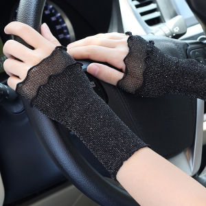 False Sleeve Mesh Decorative Ladies Thin cuff wrist Hand Cover Scar Cover Tattoo Stitching Gloves