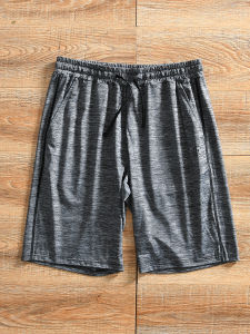 กางเกงขาสั้นกีฬาชาย ระบายอากาศได้ดี แห้งเร็ว กางเกงขาสั้นลำลอง 5 นิ้ว ฤดูร้อน กางเกงขายาวทรงตรง ผ้าไนลอน ผ้าฝ้ายโพลีเอสเตอร์ ผ้ายืด