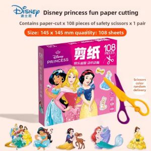 YOUYOUSHU | Frozen Elsa Princess Cutting Paper Craft Toys