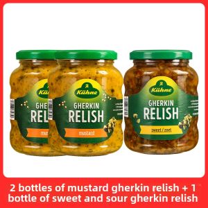 Kuhne | Mustard Relish Low Fat Commercial German Imported Hamburger Sauce 350g