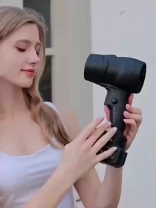 REAIM Turbine Brushless Electric High-Power Storm Blower Lithium-Ion Air Duster Rechargeable High-Power Turbine Blower for Camping 1050W High-Power Handheld Brushless Hair Dryer