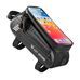 WEST BIKING 1.5L Túi Đựng Xe Đạp Top Tube Chống Nước Màn Hình Cảm Ứng Túi Đựng Điện Thoại Đi Xe Đạp Túi Đựng Tay Lái Xe Đạp Di Động Phụ Kiện Đi Xe Đạp