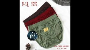 LUSINAN | Celana Dalam Anak Remaja SR88 Karet Pinggang Lembut / CD Dalaman Sempak anak Laki Laki SD SMP SMA