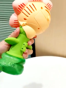 Childrens Seven-Color Sunflower Bubble Machine Toy Handheld Swinging Light Automatic Bubble Blower for Fun Playtime