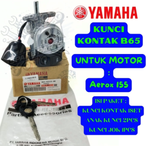 Kunci Kontak Set Yamaha B65 untuk Motor Aerox Kualitas Terbaik Harga Terjangkau KUALITAS ASLI 100% .