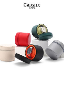 Portable Travel Watch Box C&K Premium Shockproof Single Watch Case for Men And Women Jewelry Storage Packaging Box