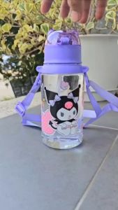 ขวดน้ำหลอดเด้ง มีสายสะพาย คว่ำไม่มีหก ขนาด 450 และ 600 ml ส่งเร็วมาก