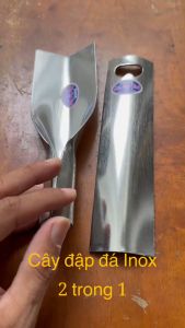 Dụng cụ đập nước đá inox 2 trong 1 sáng bóng kèm khui nắp chai xDụng cụ đập nước đá inox sáng bóng kèm khui nắp chai (2 trong 1) cao cấp thương hiệu Tiến Đại phát tiện dụng dễ dùng cao cấp thương hiệu Tiến Đại Phát tiện dụng dễ dùng