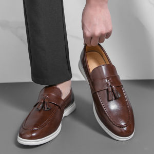 NUDANLAI | Easy-on Loafer Shoes British Business Casual 2026 Spring