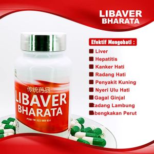 100% ORIGINAL - LIBAVER BHARATA - OBAT HERBAL LIVER HEPATITIS SAKIT KUNING NYERI ULU HATI AMPUH