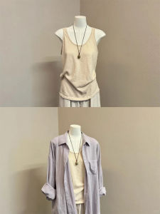 LANMENGYA | Casual Summer Cotton Linen Sleeveless Vest