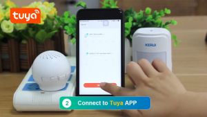 Bel Rumah Wireless Multifungsi KERUI WM5221 Tuya Smart Alarm System 2 Transmitter F15