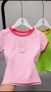 Kaos Atasan Anak Perempuan Korea Lengan Pendek Import Terbaru