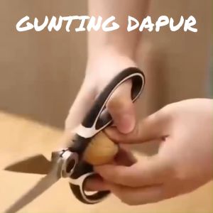 Gunting Dapur Serbaguna Multifungsi Potong Daging Ikan Sayur Buka Botol