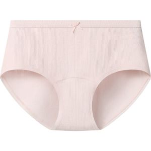 AIMO | Pure Cotton Antibacterial Ladies Underwear Triangle Thin Design Summer Collection Mid-Waist Seamless Shorts For Young Women