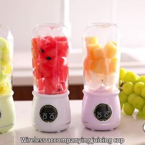 Máy Xay Sinh Tố Cầm Tay Sạc USB Dung Tích 500-1000ml Máy Ép Trái Cây Đa Năng Cốc Đựng Nước Ép