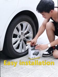 SUSU Tire Inflator 12V Car Air Pump Portable Heavy Duty Motorcycle Electric Tire Air Compressor
