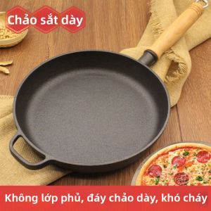Bếp Đa Năng Làm Bánh Pancake & Pizza Chống Dính Sắt Đúc