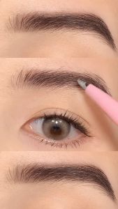 Automatic Eyebrow Pencil Tahan Air Ujung pensil