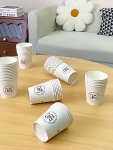 OUHOE | Multifunctional Desktop Paper Cup Storage Vertical Disposable Cup Holder Cup Rack For Kitchen Cafe Office Household Supplies