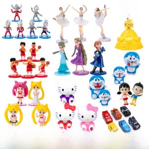 Childrens Birthday Cake Decoration Plugin Basketbal Slotos Characters Kuromi Car Props Display Accessories Cartoon Decorations