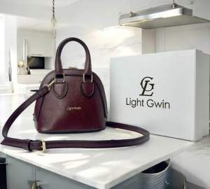 Light gwin bag plus box TAS wanita kulit premium terraria-Tas selempang wanita