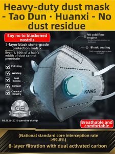 TAODUN | Industrial Heavy Dust N95 Respirator with Exhalation Valve and Activated Carbon