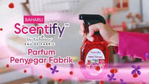 Scentify Fabric Perfume Sparkling Fruite 370ml | 2X Long-Lasting Parfum | Removes 99.99% Bacteria-Scentify by Enchanteur