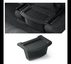 Car Storage Box For Tesla Model Y Launch 2025 Juniper Car Armrest Rear Storage Box Tray Accessories Backseat Trash Can Garbage