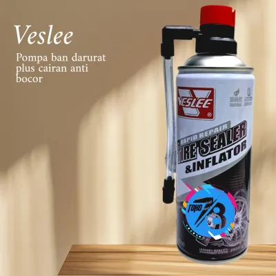 Pompa ban darurat plus cairan anti bocor archele veslee tire