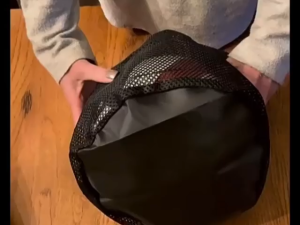Sports Ball Mesh Bag Football Basketball Sling Backpack Single Ball Bag With Buckle