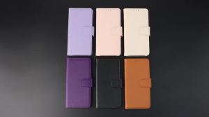 Ốp Điện Thoại Giả Da Cho iPhone 17/16/15/14/13/12/11 Pro Max Plus Mini Có Khe Đựng Thẻ & Giá Đỡ - Chống Sốc Chống Xước