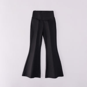 Bé Gái Quần Legging Loe Cao Cấp Quần Bootcut Mềm Mại Thường Ngày Khiêu Vũ Đáy Đen Hồng Thiếu Niên Quần Áo Trẻ Em Chống Mồ Hôi Elastane