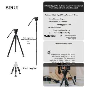 SIRUI | Professional Stabilization Tripod Set