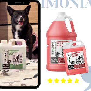 Sparks Pet: BLUSH BLOOM Enzyme Pet Deodorizer & Odor Neutralizer for Dog & Cat Mess Star