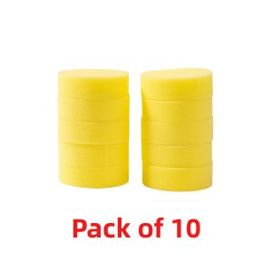 round Sponge Car Interior Waxing Sofa White Sneakers Cleaning Paste Small Size Shoe Rubbing Sponge Block Household Cleaning Tools
