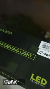 PHILED MINI DRIVING LIGHT V2 HIGH AND LOW BEAM DUAL COLOR WHITE / YELLOW 4 WIRES WITH BALLAST 1PAIR SPEEDMOTO